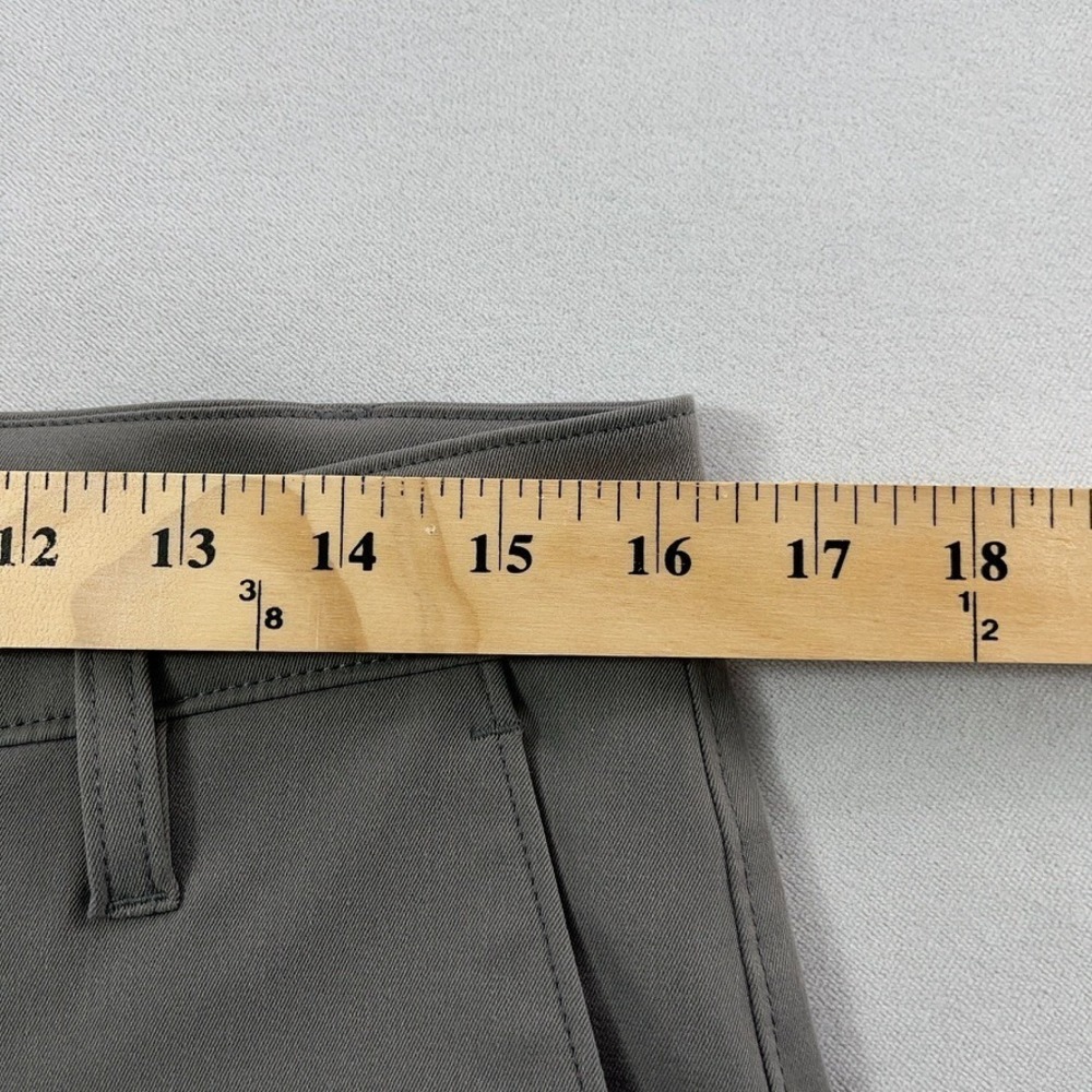 Proof Shorts Men 32 Gray Performance Chino 9 Inch Inseam Inner Zip Pocket - Picture 11 of 14
